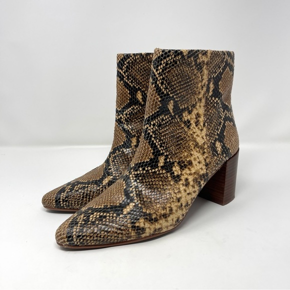 Madewell Fiona Boot in Snake Embossed Leather - Picture 4 of 10